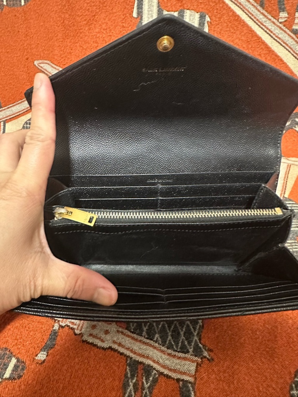 YVES SAINT LAURENT ❤️🌟YSL LARGE FLAP WALLET ⭐️ - Picture 5 of 8